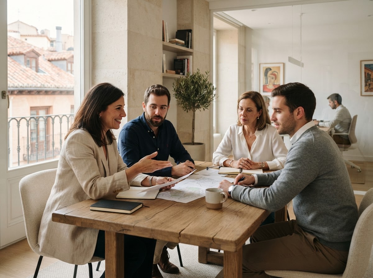Roca Patrimorio: equipo analizando modelos de riesgo financiero